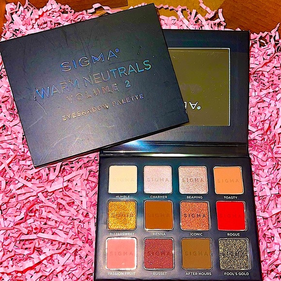 🌺BOGO50%🌺 🆕🖤SIGMA: Warm Neutrals Volume 2 Eyeshadow Palette - Picture 1 of 6